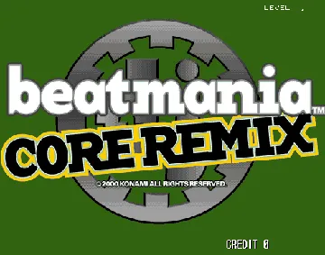 beatmania CORE REMIX (ver JA-A) screen shot title